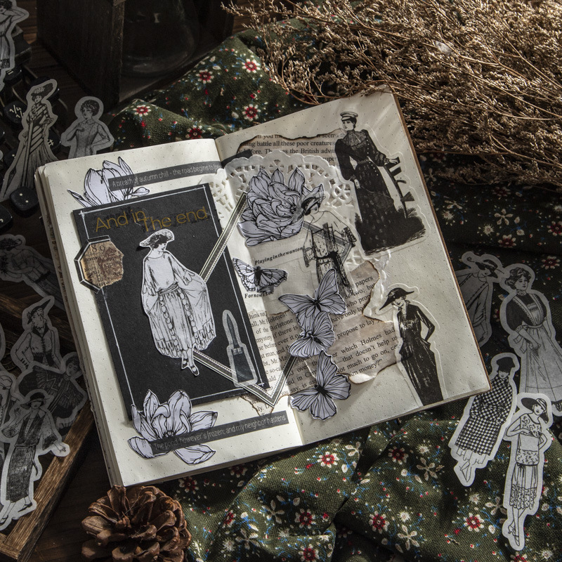 1pack/100pcs Vintage Black Whi – Vintage Things Collection recenzja i cena