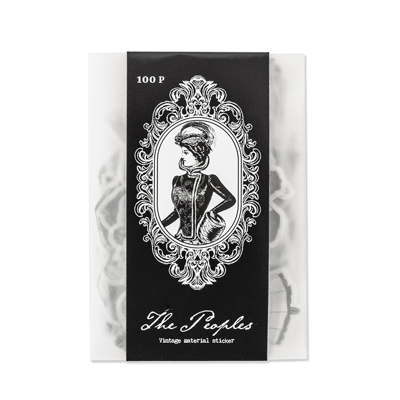 1pack/100pcs Vintage Black Whi – Vintage Things Collection recenzja i cena