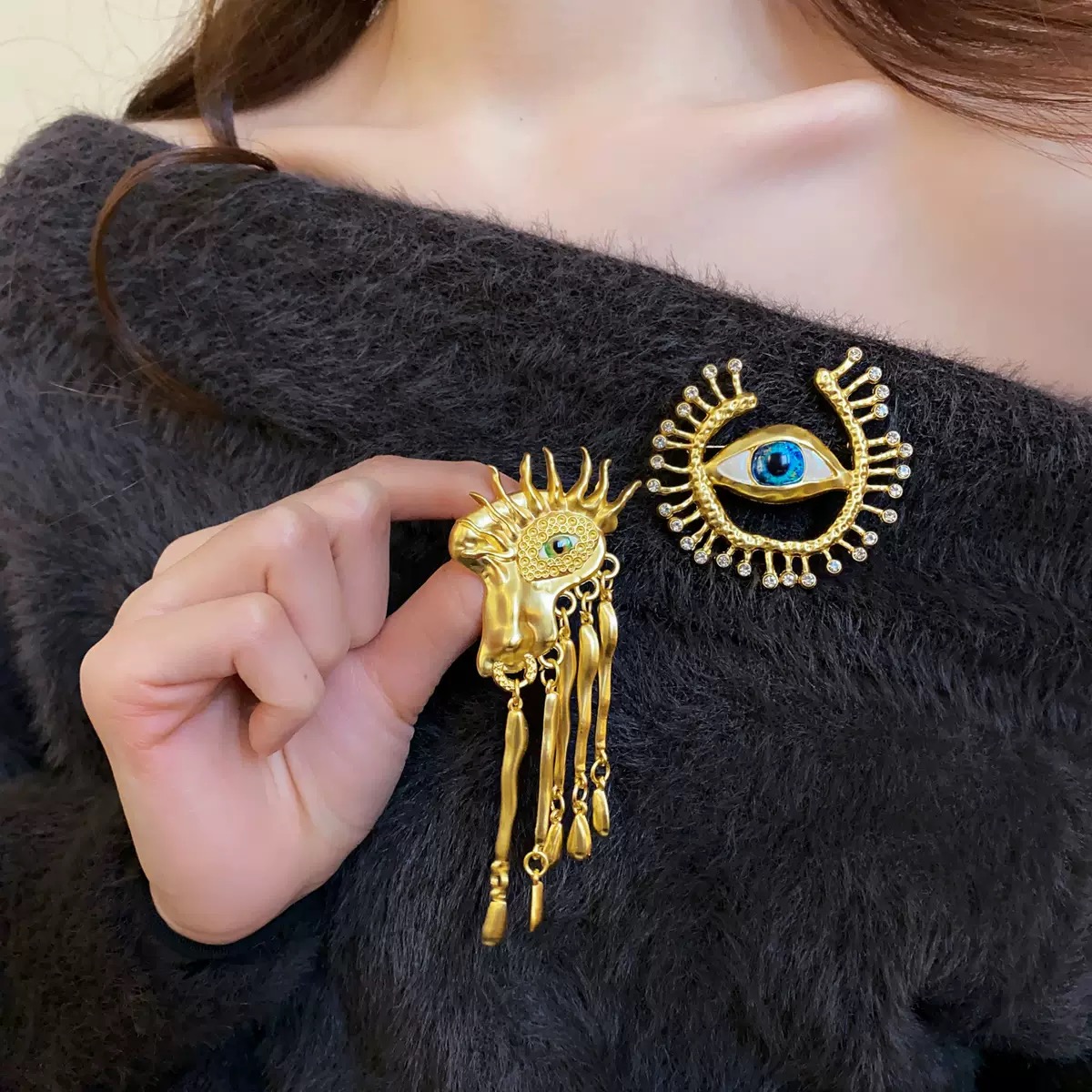 Vintage Big-eyed Badge Cosplay – Vintage Collectible Pins recenzja i cena