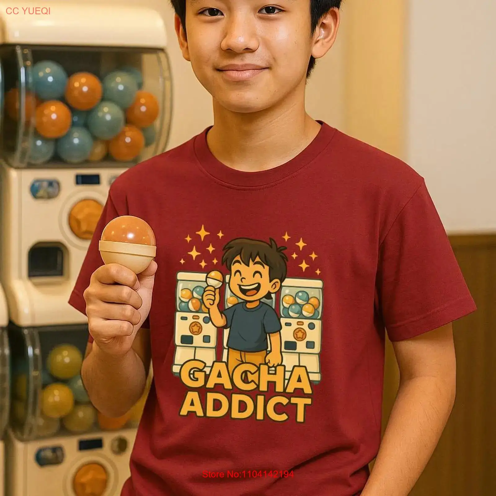 Gacha Addict Boy T Shirt Capsu – Vintage Toys Collector recenzja i cena