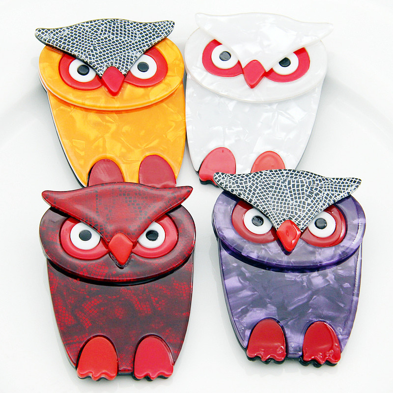 FishSheep Vintage Acrylic Owl  – Vintage Collectible Clothing recenzja i cena