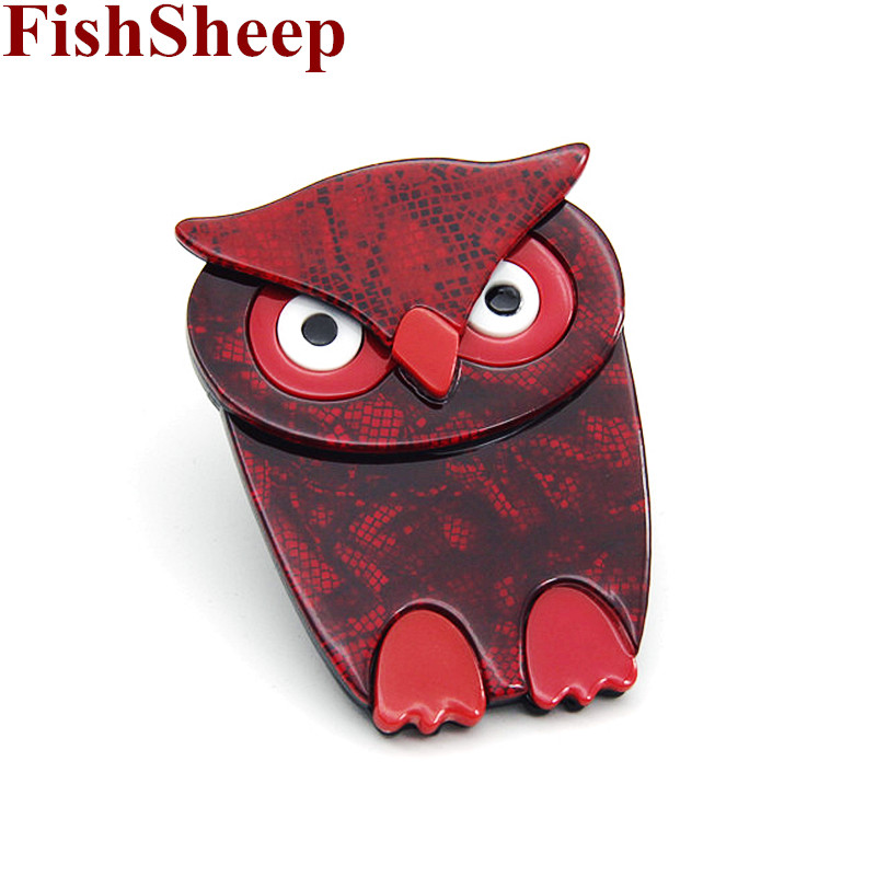 FishSheep Vintage Acrylic Owl  – Vintage Collectible Clothing recenzja i cena
