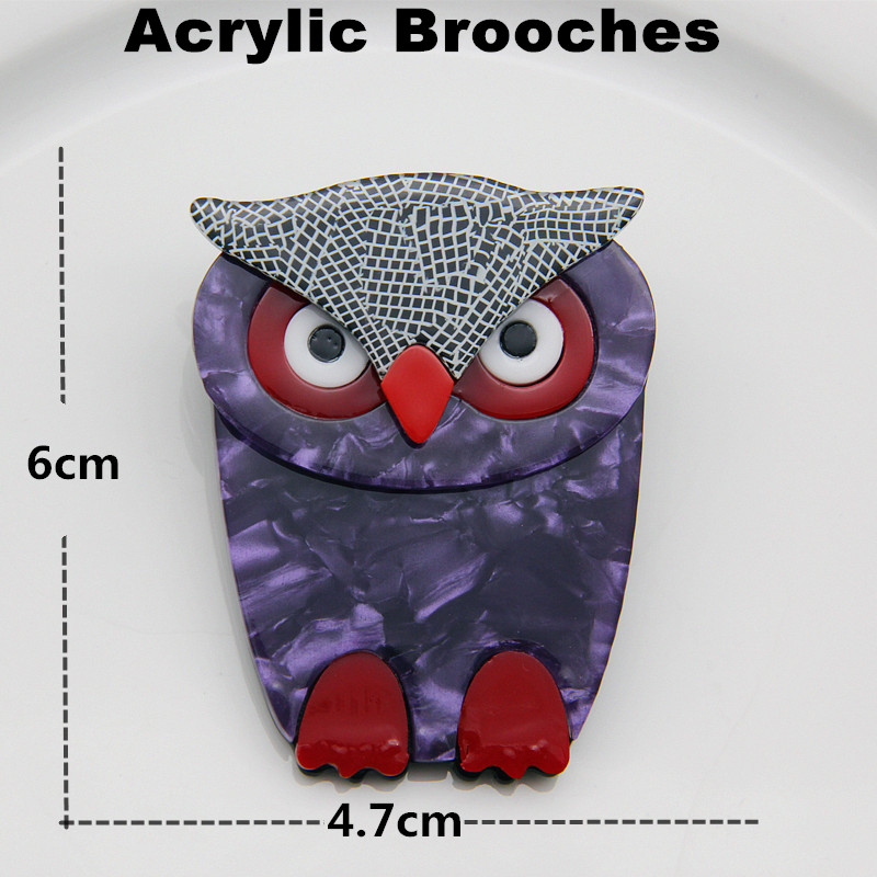 FishSheep Vintage Acrylic Owl  – Vintage Collectible Clothing recenzja i cena
