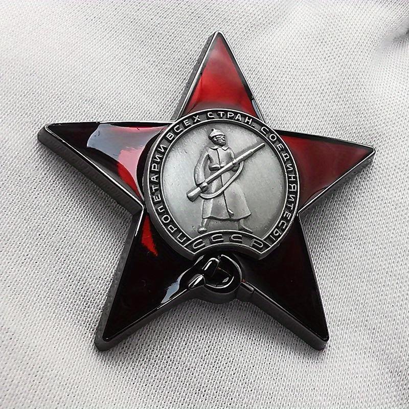 1Pc Red Star Badge Lapel Pins  – Vintage Collectible Pins recenzja i cena