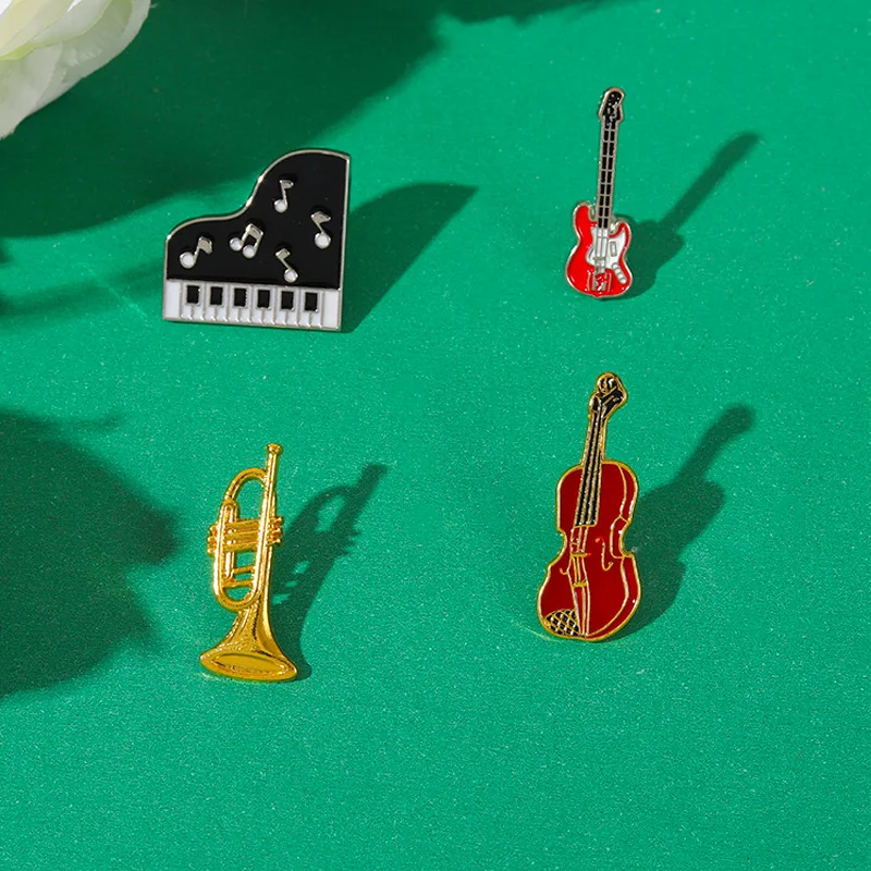 Musical Instrument Enamel Lape – Vintage Collectible Pins recenzja i cena