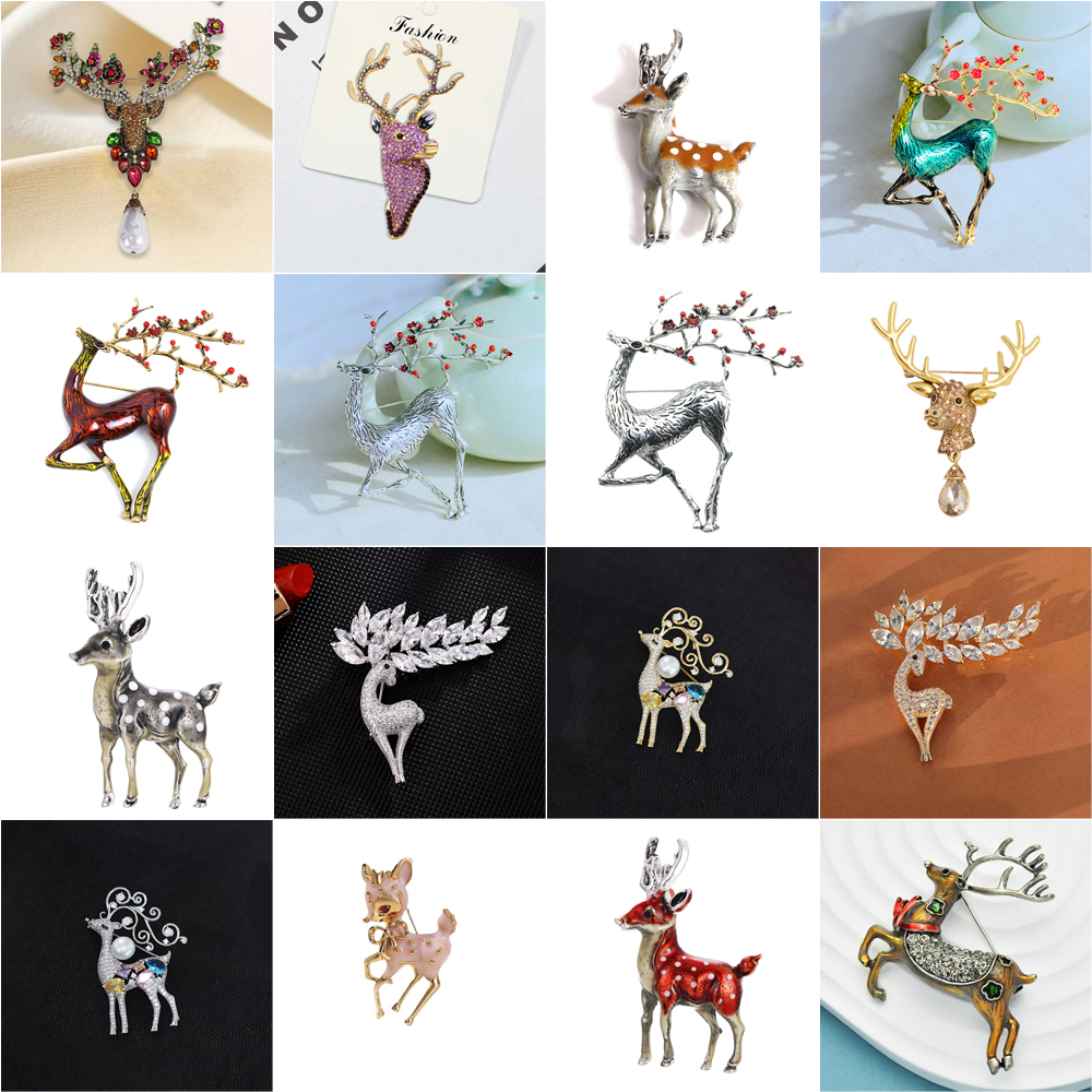 Vintage Deer Brooch Collection – Vintage Collectible Pins recenzja i cena