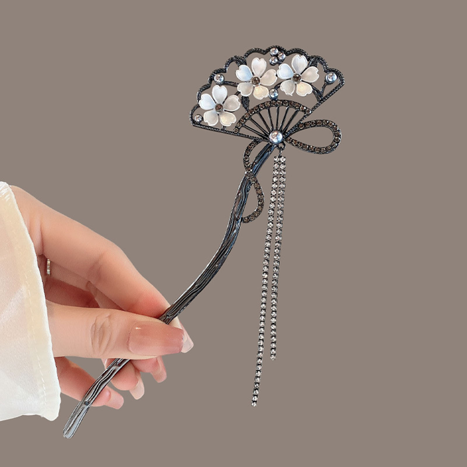 Vintage Flower Fan Shaped Hair – Vintage Collectible Item recenzja i cena