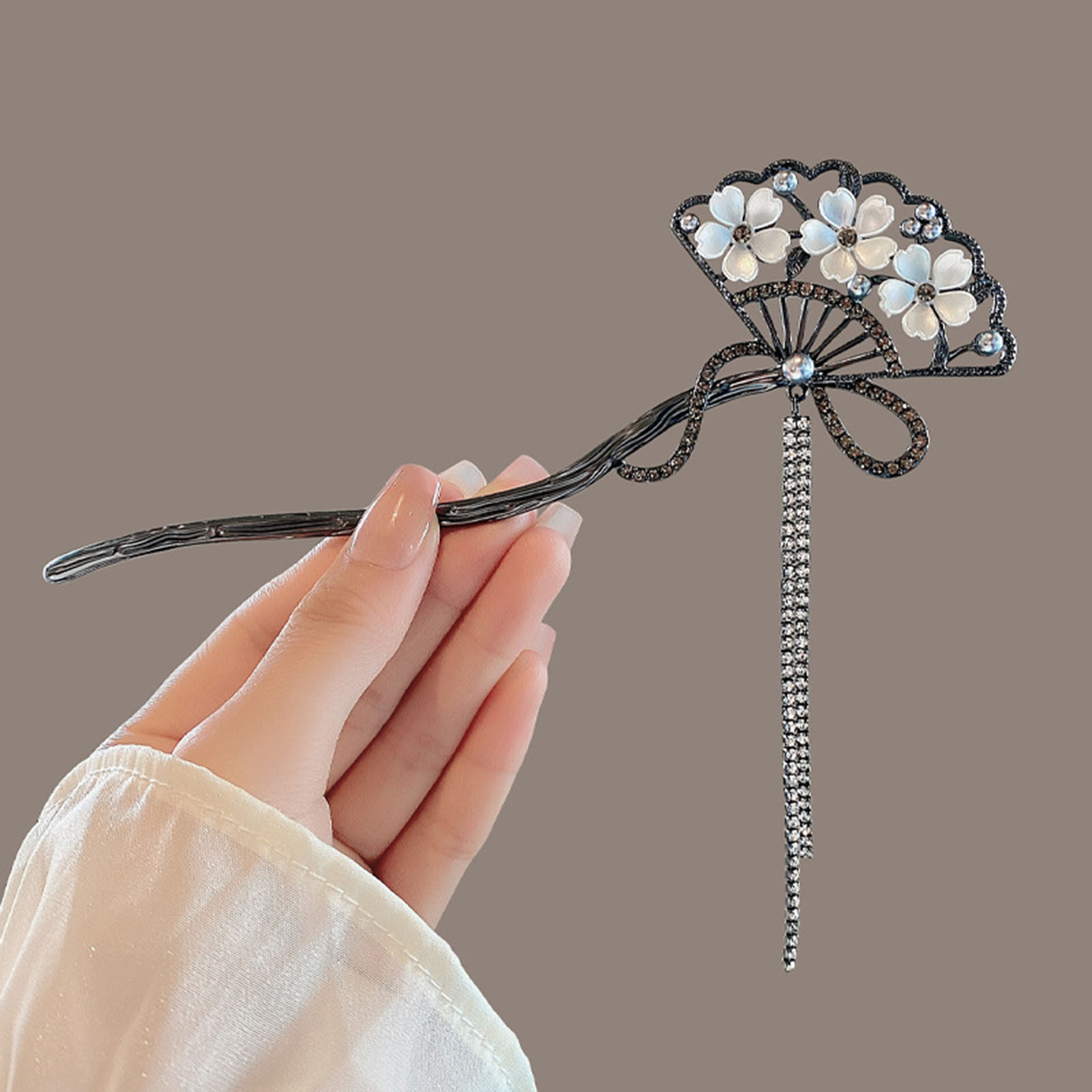 Vintage Flower Fan Shaped Hair – Vintage Collectible Item recenzja i cena